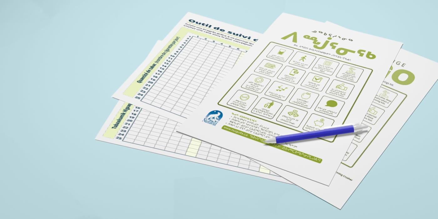 Print or save our free quit trackers and BINGO card to track your progress!