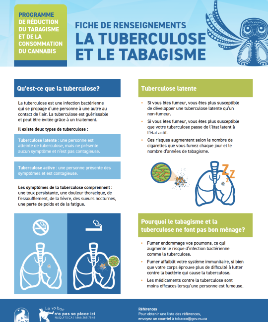 FICHE DE RENSEIGNEMENTS LA TUBERCULOSE ET LE TABAGISME