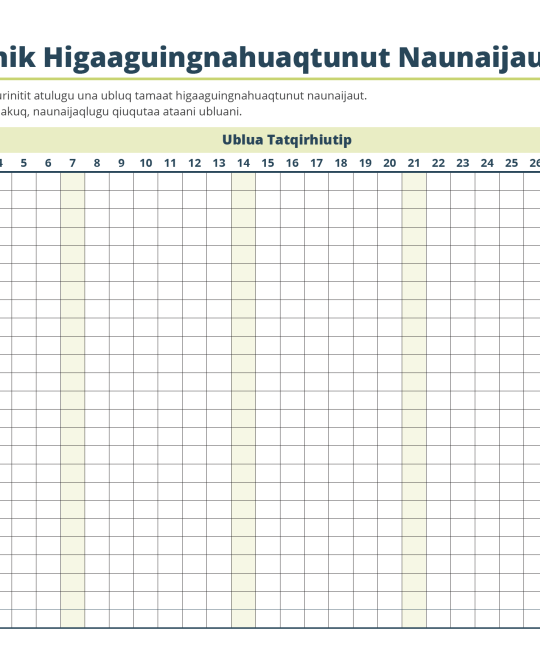 Tupaakunik Higaaguingnahuaqtunut Naunaijaut